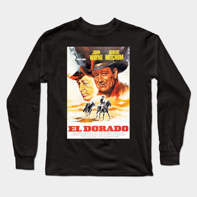 Vintage El Dorado Long Sleeve T-Shirt by Bugsponge